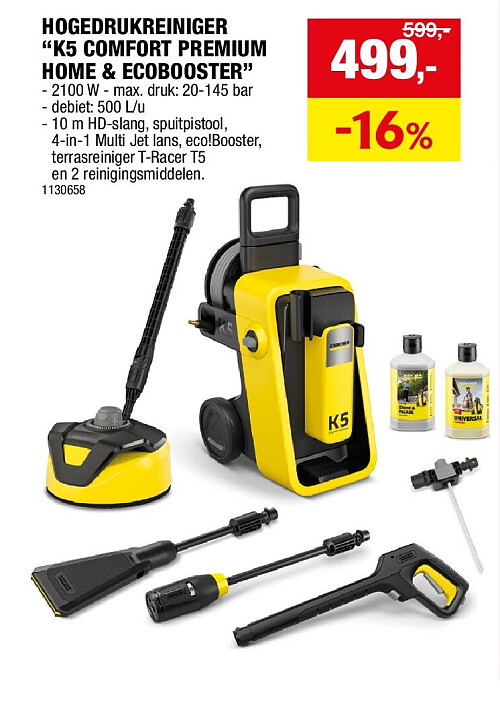 HOGEDRUKREINIGER “K5 COMFORT PREMIUM HOME & ECOBOOSTER”