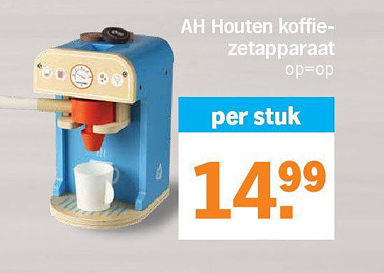 AH Houten koffiezetapparaat
