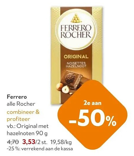 Ferrero Original met hazelnoten 90 g