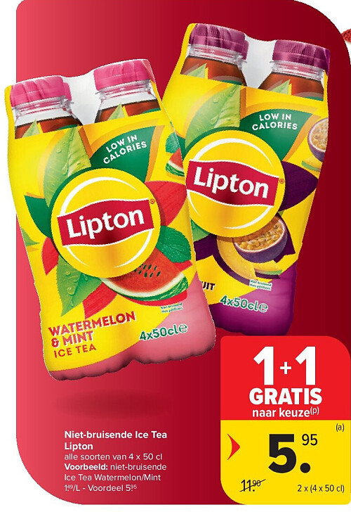 Niet-bruisende Ice Tea Lipton