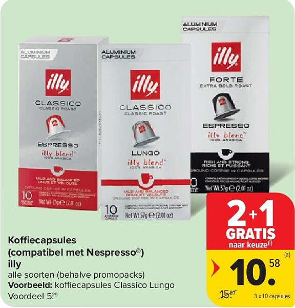Koffie ecapsules (compatibel met Nespresso®) illy
