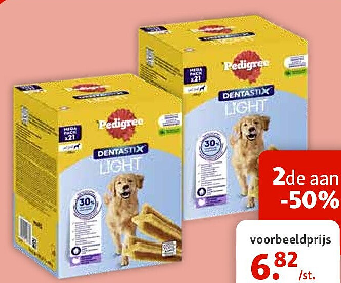 Pedigree Dentastix Light 21-28 packs