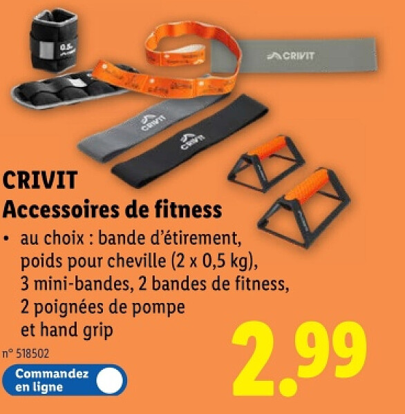 Accessoires de fitness