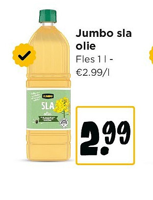 Jumbo sla olie