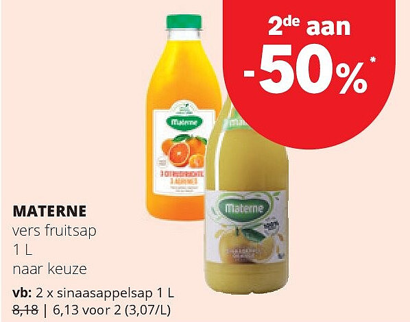 MATERNE vers fruitsap 1 L