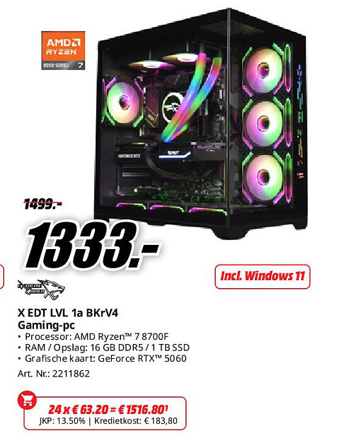 X EDT LVL 1a BKrV4 Gaming-pc
