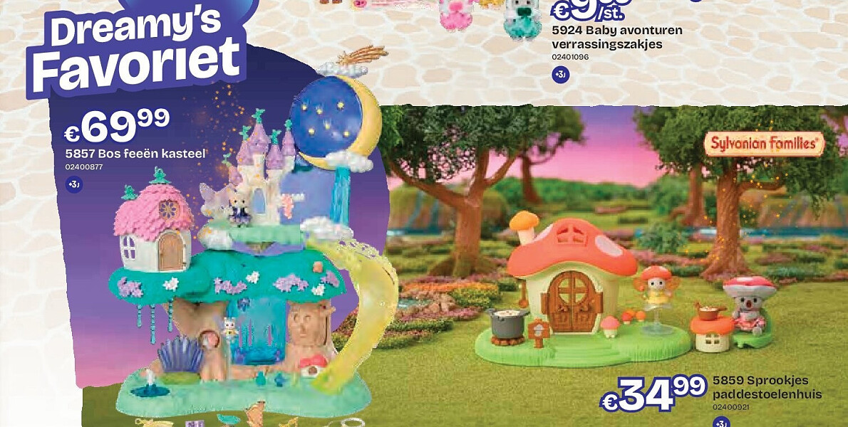 5859 Sprookjes paddestoelenhuis