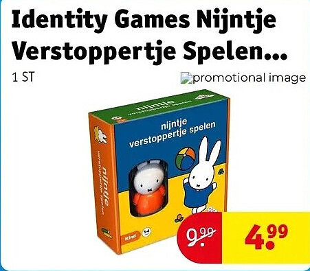 Identity Games Nijntje Verstoppertje Spelen...