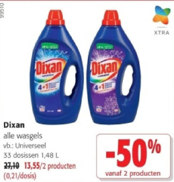 Dixan alle wasgels