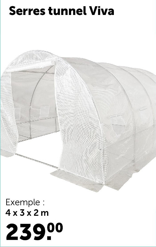 Serres tunnel Viva Serres à tomates Viva