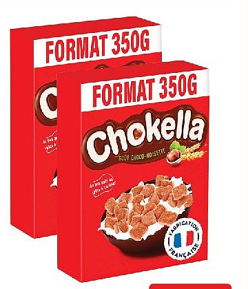 Céréales choco-noisette Chokella Nestlé 350 g