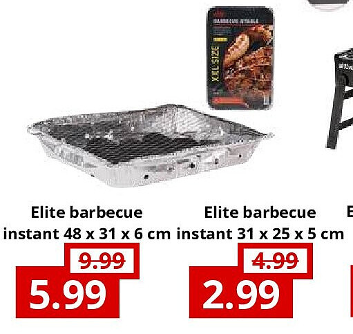Elite barbecue instant 48 x 31 x 6 cm
