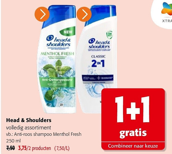 Head & Shoulders Anti-roos shampoo Menthol Fresh 250 ml