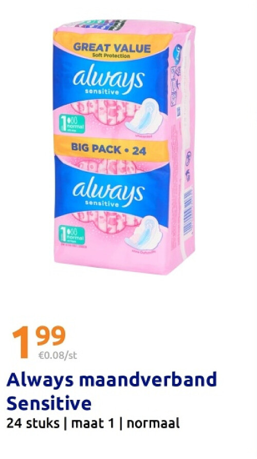 Always maandverband Sensitive