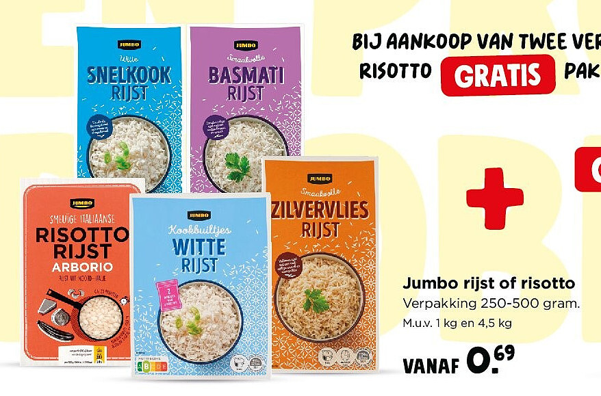 Jumbo rijst of risotto