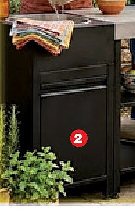 BUITENKEUKEN MODULE WASTAFEL