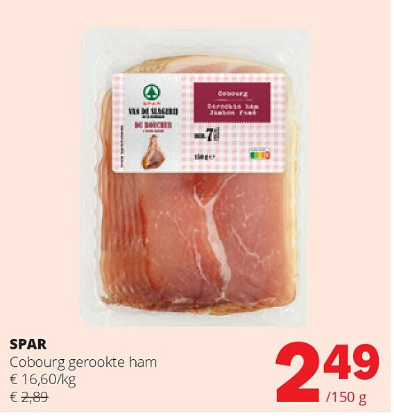 SPAR Cobourg gerookte ham