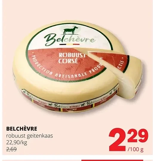 BELCHÈVRE robuust geitenkaas