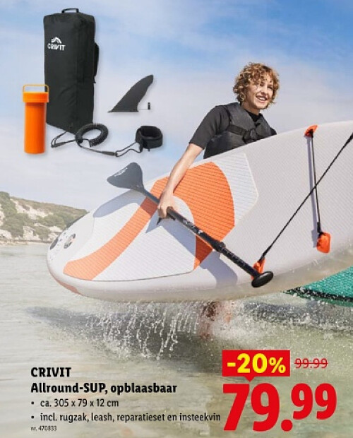 Allround-SUP, opblaasbaar