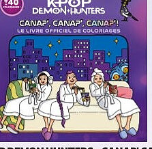 K-POP Demon Hunters - Canap' Canap' Canap' - Le livre officiel des coloriages
