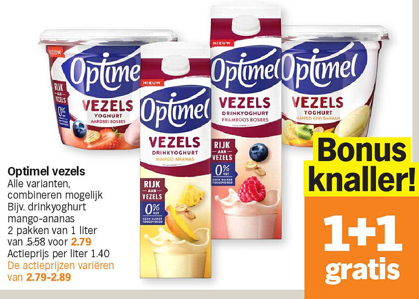 Optimel vezels