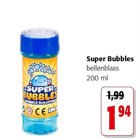 Super Bubbles bellenblaas 200 ml