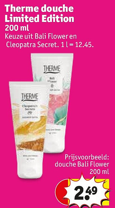 Therme douche Limited Edition