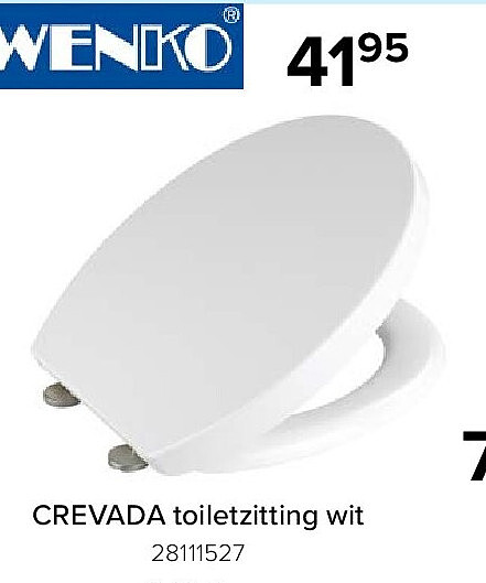 CREVADA toiletzitting wit
