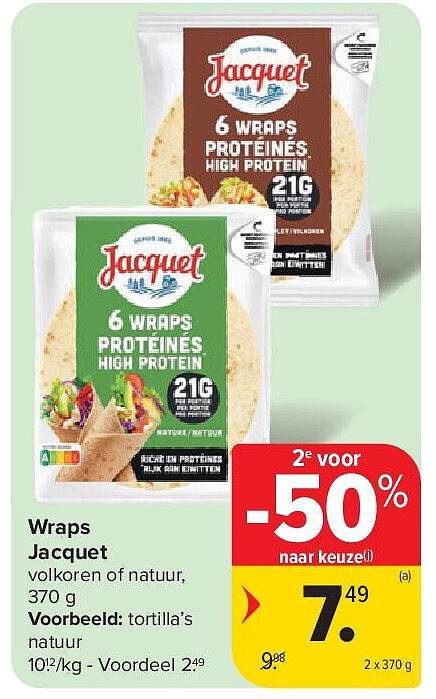 Wraps Jacquet