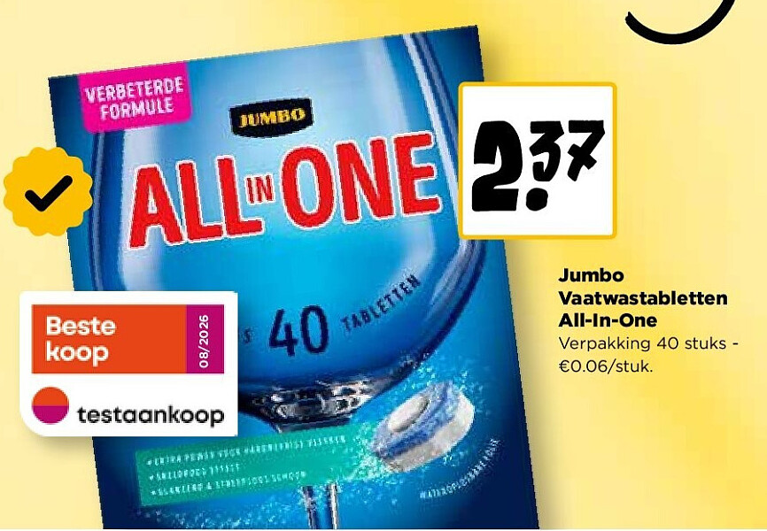 Jumbo Vaatwastabletten All-In-One
