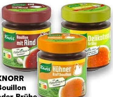 KNORR Bouillon oder Brühe