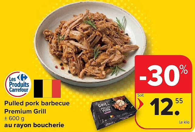 Pulled pork barbecue Premium Grill