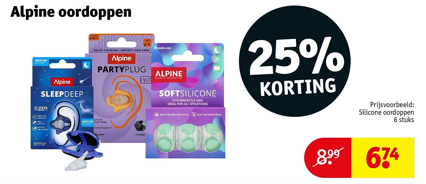 Alpine oordoppen