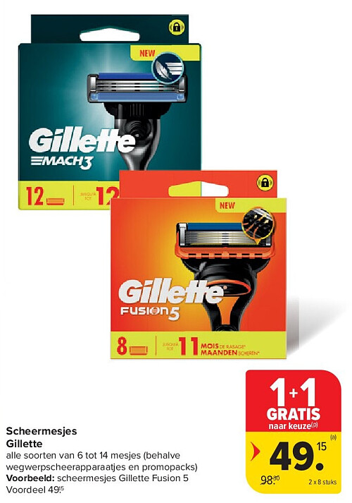 Scheermesjes Gillette