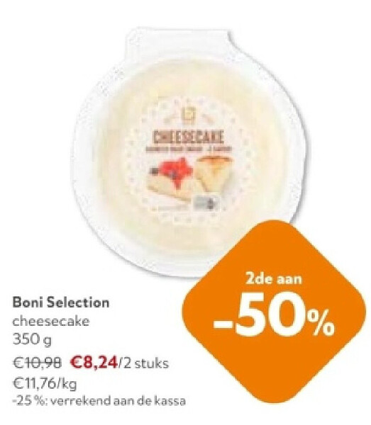 Boni Selection cheesecake 350 g