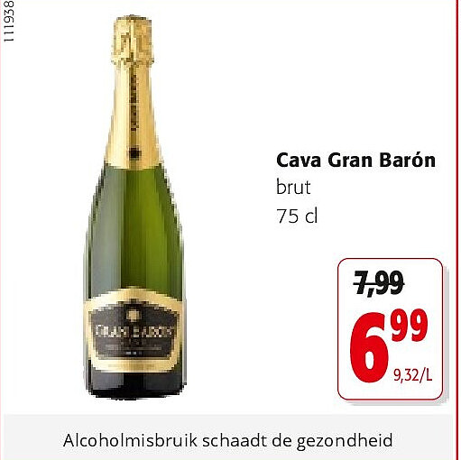 Cava Gran Barón brut 75 cl