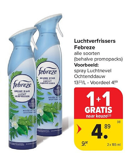 Luchtverfrissers Febreze