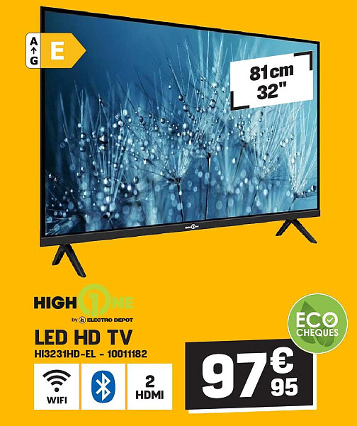 High one LED HD TV