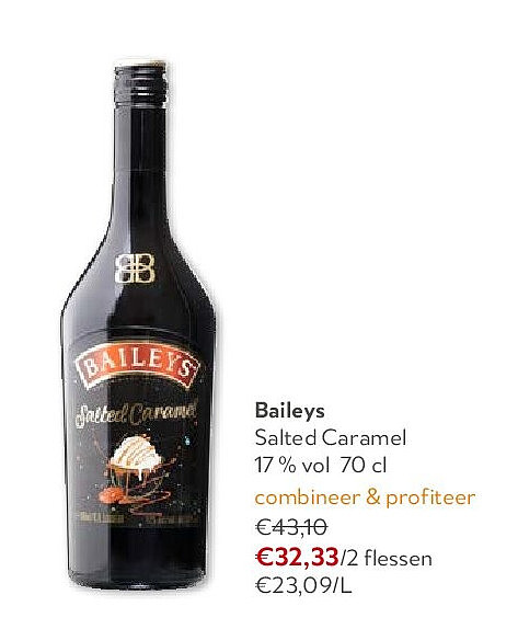 Baileys Salted Caramel 17 % vol 70 cl