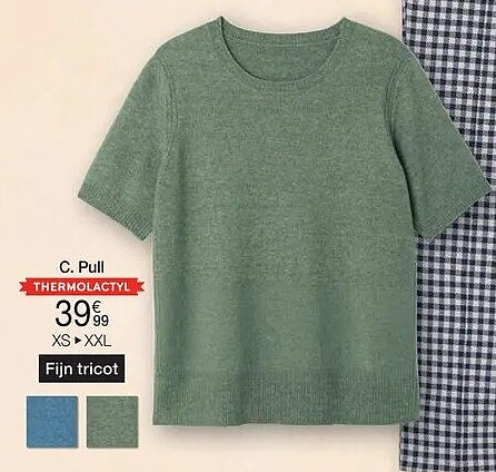 Pull in fijn tricot