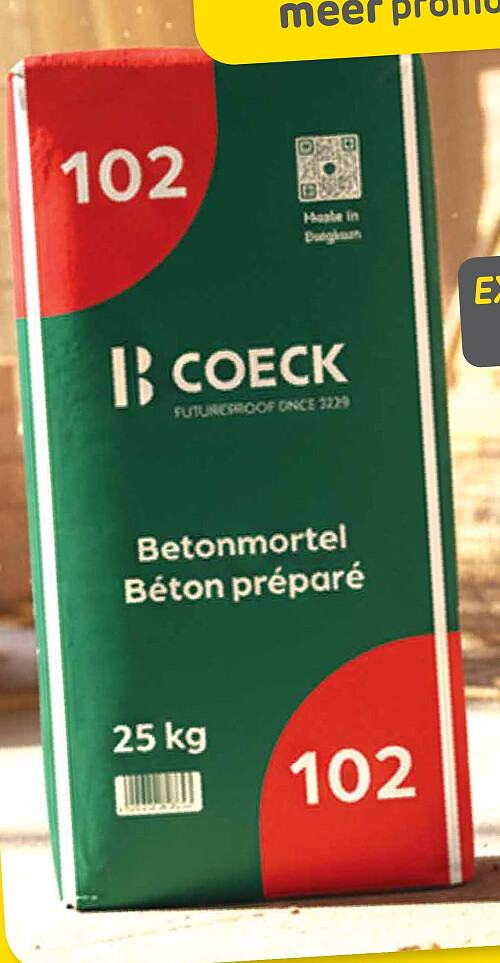 Betonmortel Coeck 25 kg