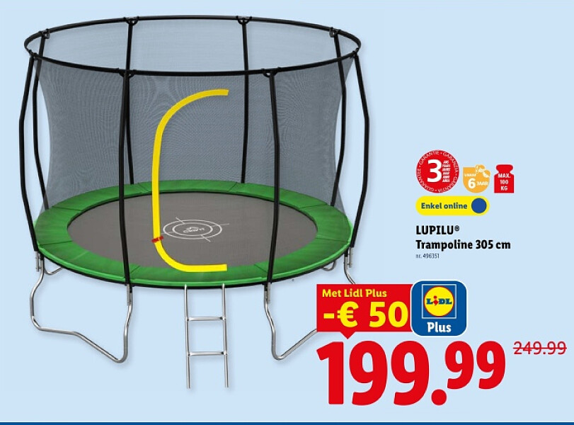 Trampoline 305 cm