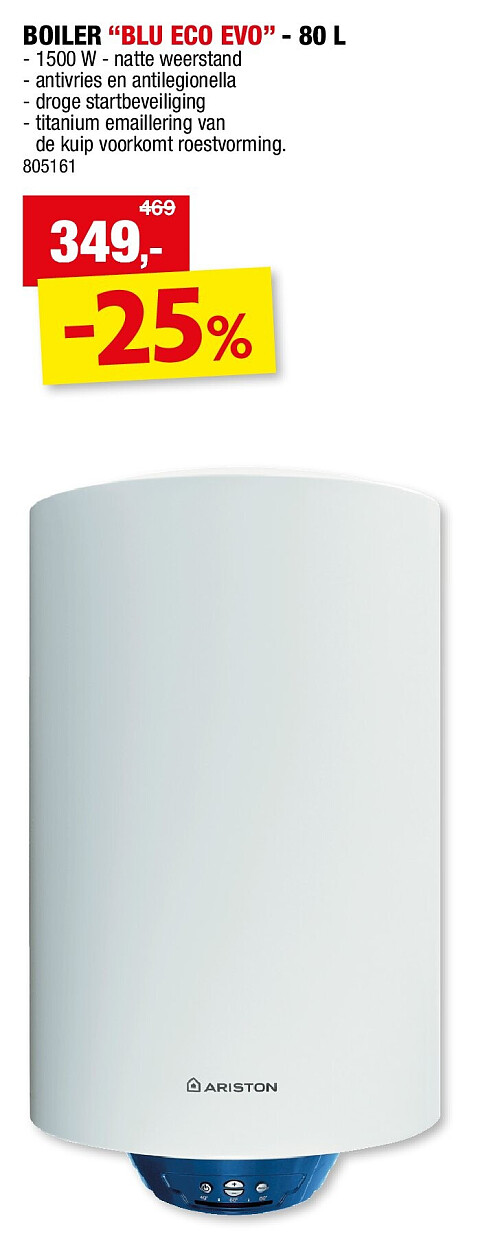 BOILER “BLU ECO EVO” - 80 L