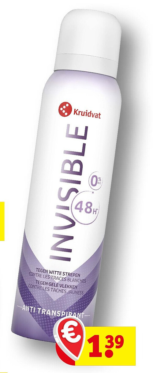 Kruidvat Invisible Deodorant Spray