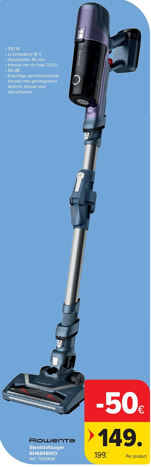 Steelstofzuiger RH6848WO