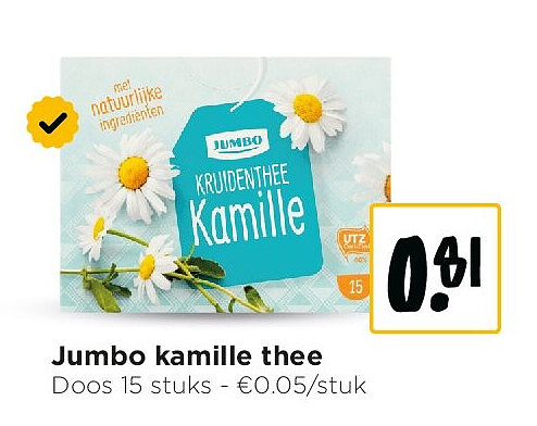 Jumbo kamille thee
