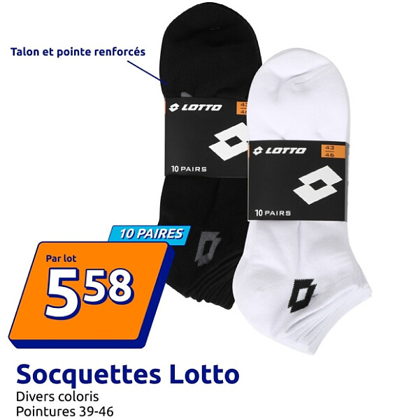 Socquettes Lotto