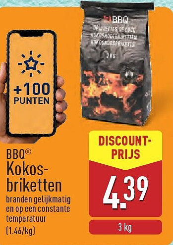 Kokos briketten