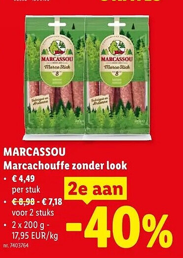 Marcachouffe zonder look