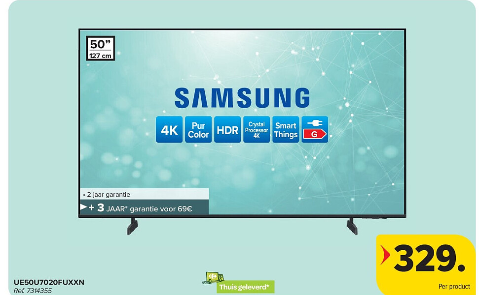 SAMSUNG UE50U7020FUXXN 4K TV